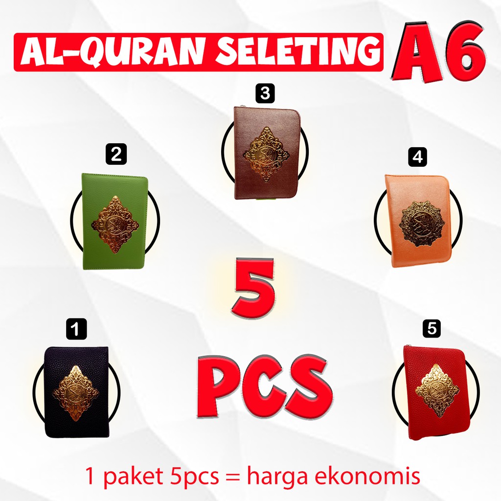 Al Quran Saku Al Mubarak Resleting A6 Isi 5