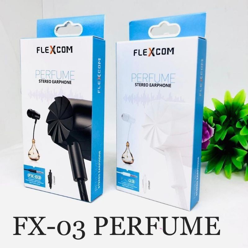 Headset Handsfree FLEXCOM FX-03 By Fleco Earphone Super Bass Premium Quality