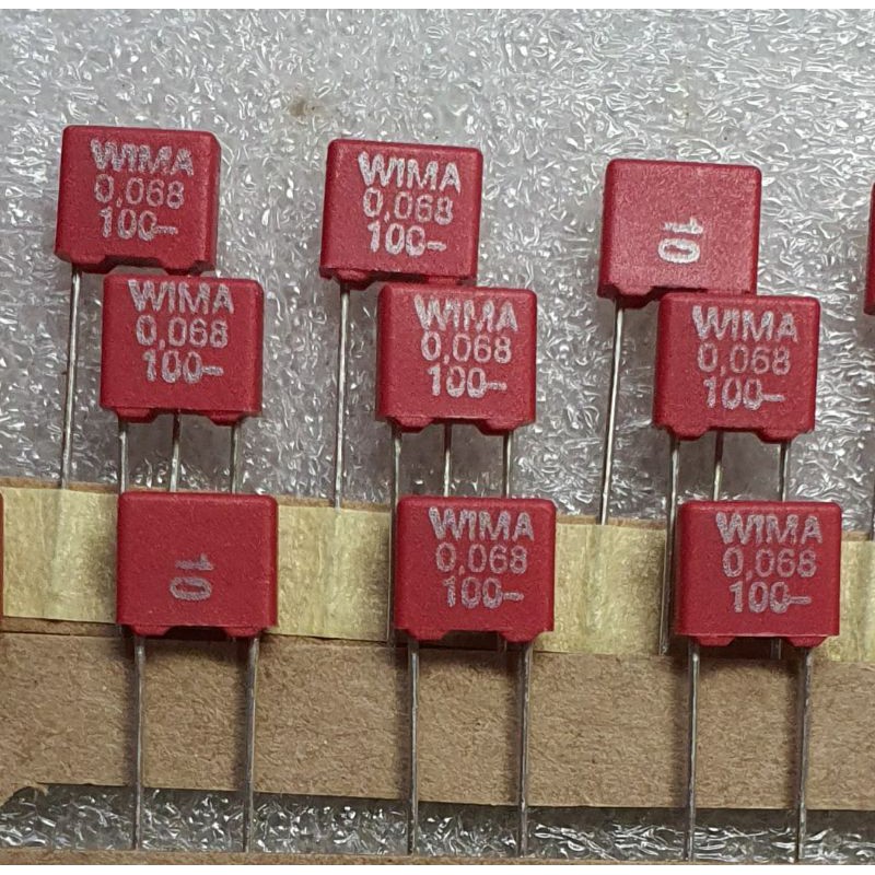 Wima 68N Fkp2 100V pitch 5mm audio komponen