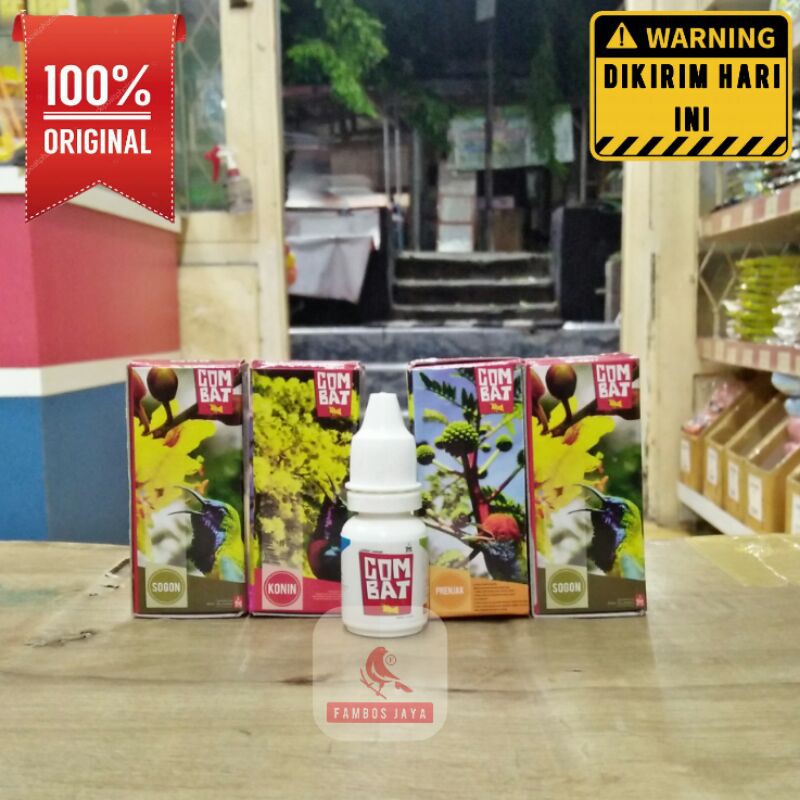 Vitamin Combat Untuk  Burung Pleci Prenjak Konin Kolibri Sogon | Vit Combat | Vitamin Burung Kecil