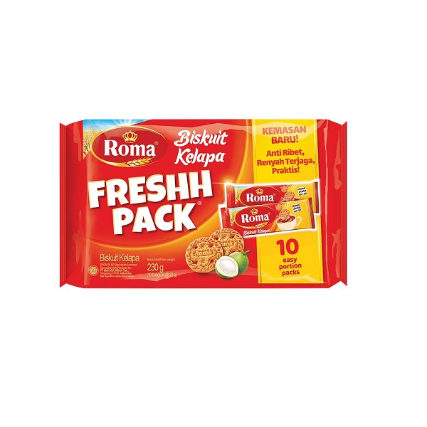 

ROMA BISCUIT KELAPA FRESH PACK 230 g