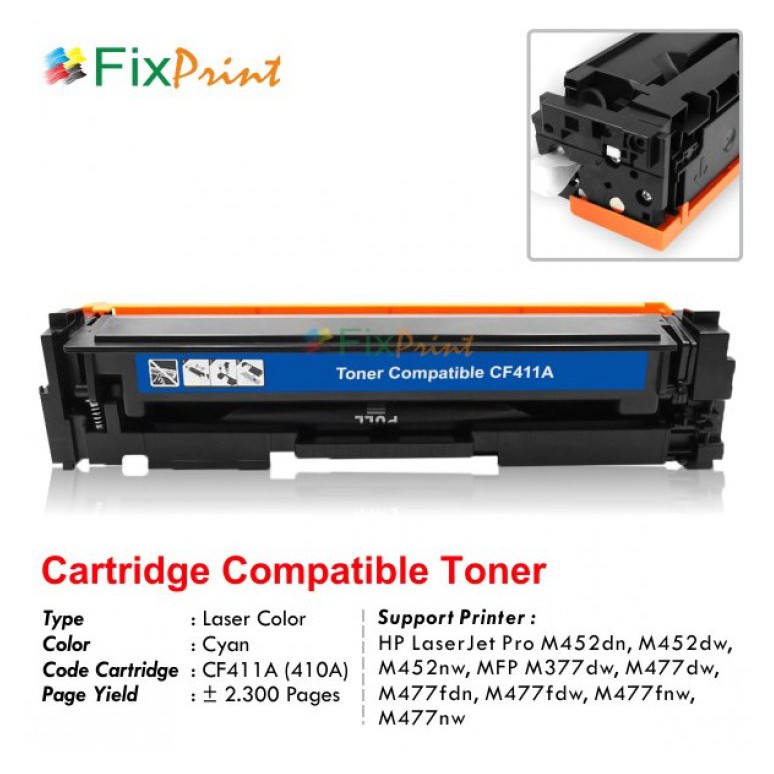 Toner Cartridge HP 410A CF410A / CF411A / CF412A / CF413A Compatible