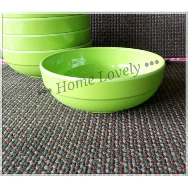 Mangkok Melamin Singa Singi Ceper / Mangkok Bubur / Es buah / B0155A