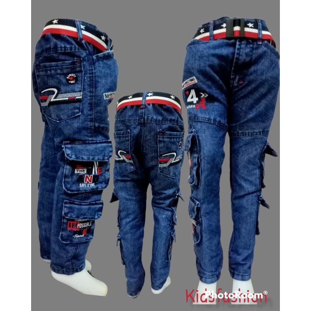 Celana Panjang Jeans Cargo Anak Laki Laki Levis Lepis Anak Cowok