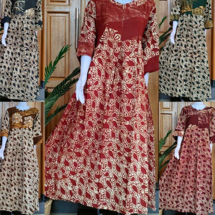 Batik Putri Diana Sekdres MESSA-Daster Rempel Busui Resleting Kekinian –PCT.08Ap22ј