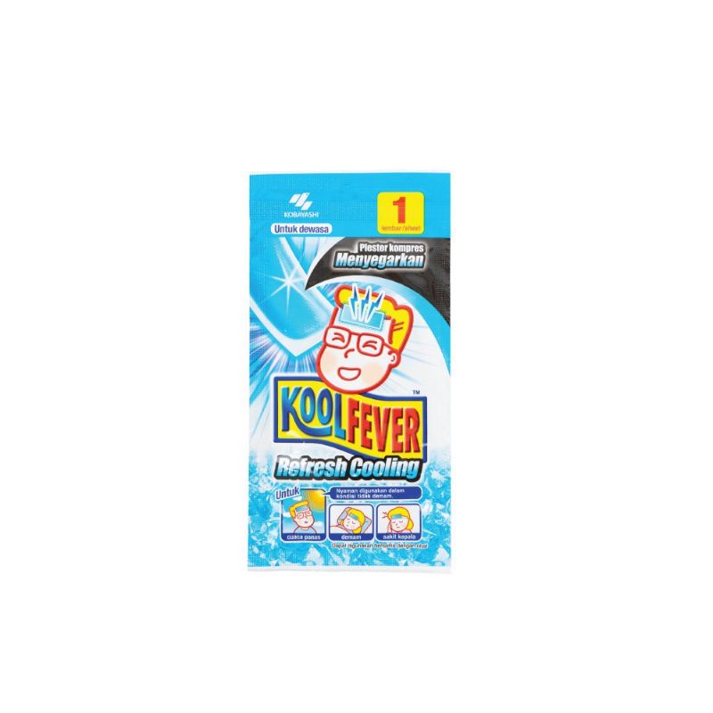 Koolfever Adult isi 5pcs - plester demam kool fever untuk dewasa