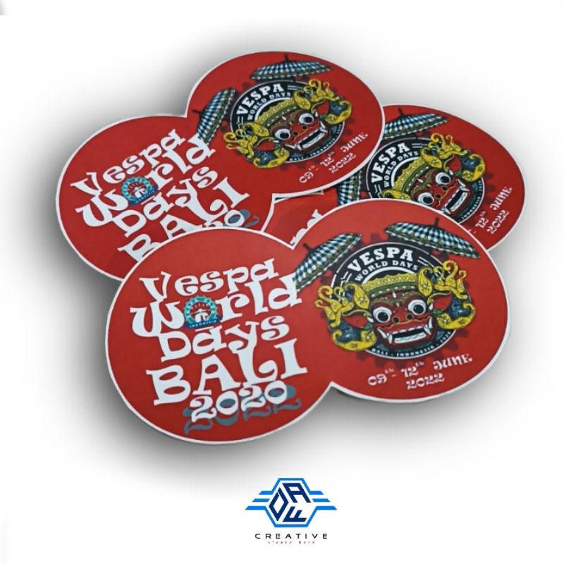 stiker logo vespa world day 2022