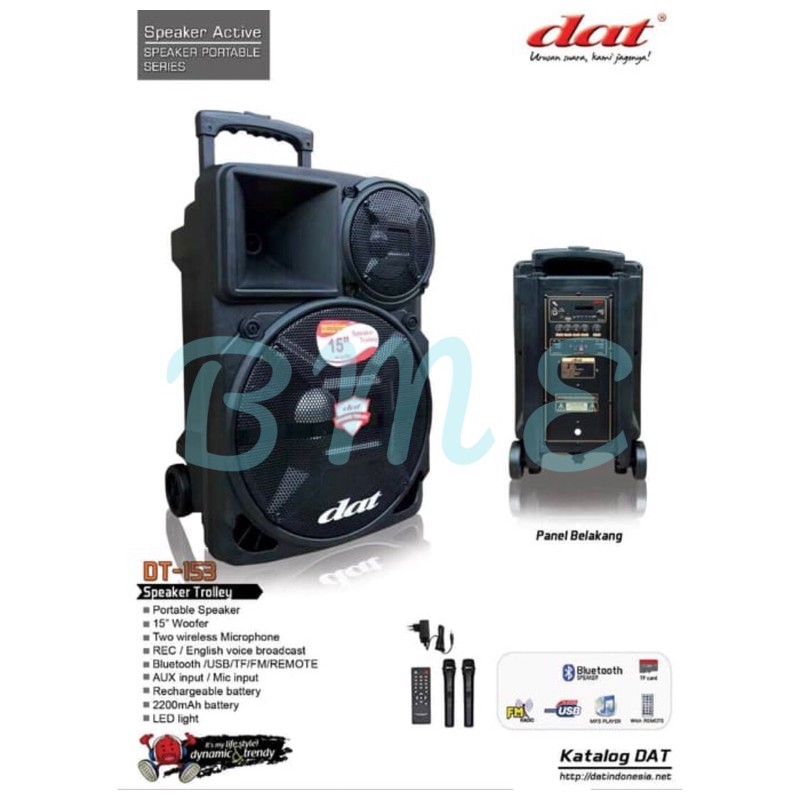 SPEAKER PORTABEL WIRELESS MEETING DAT DT 153