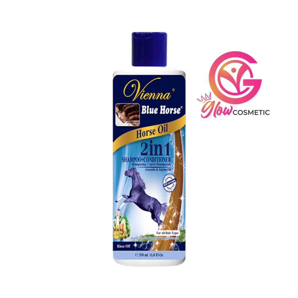 VIENNA BLUE HORSE HORSE OIL 2 IN 1 SHAMPOO+CONDITIONER 350 ML