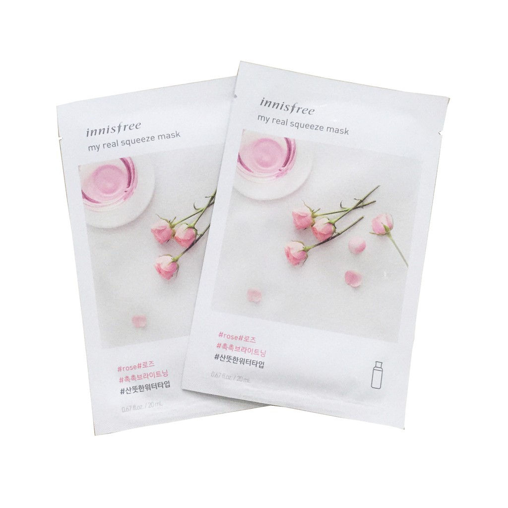 K03 ! INNISFREE My Real Squeeze mask sheet (New pack)