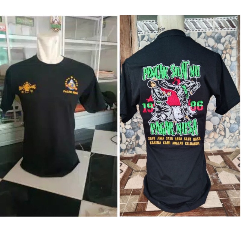 kaos bordir pagar nusa