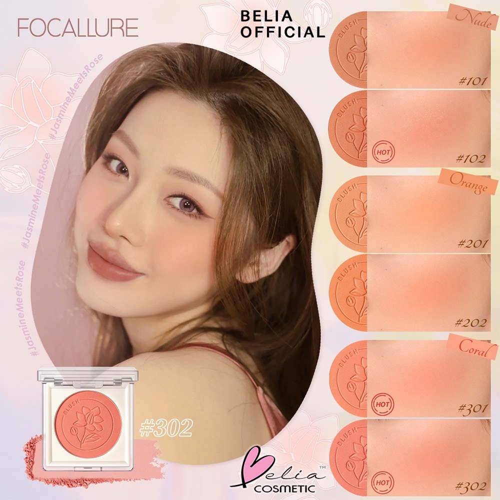 ❤ BELIA ❤ FOCALLURE Perfection Velvet Blush FA235 | Blush On | Powder Blush | BPOM