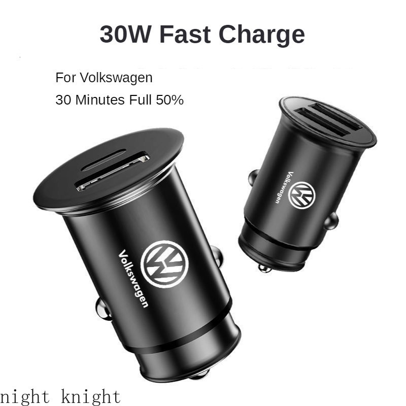 Charger Mobil MINI USB 4.8A / QC4.0 Fast Charging Untuk Volkswagen Polo / Jetta / Vento / Beetle / Golf Mk6 / Cc7 / Passat