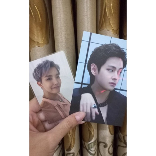 Ready Ina Photocard PC BTS Jhope posca Taehyung V compact proof