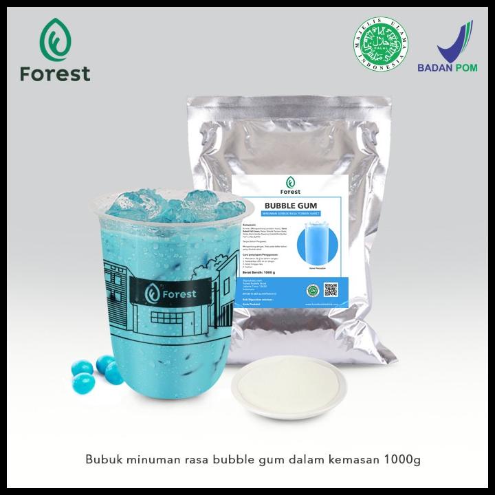 

Bubuk Minuman Bubble Gum Powder - Forest Bubble Drink