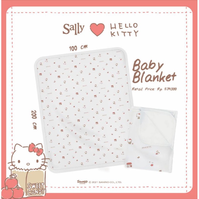 Friends of Sally - Baby &amp; Adult Blanket Ori &amp; Hello Kitty