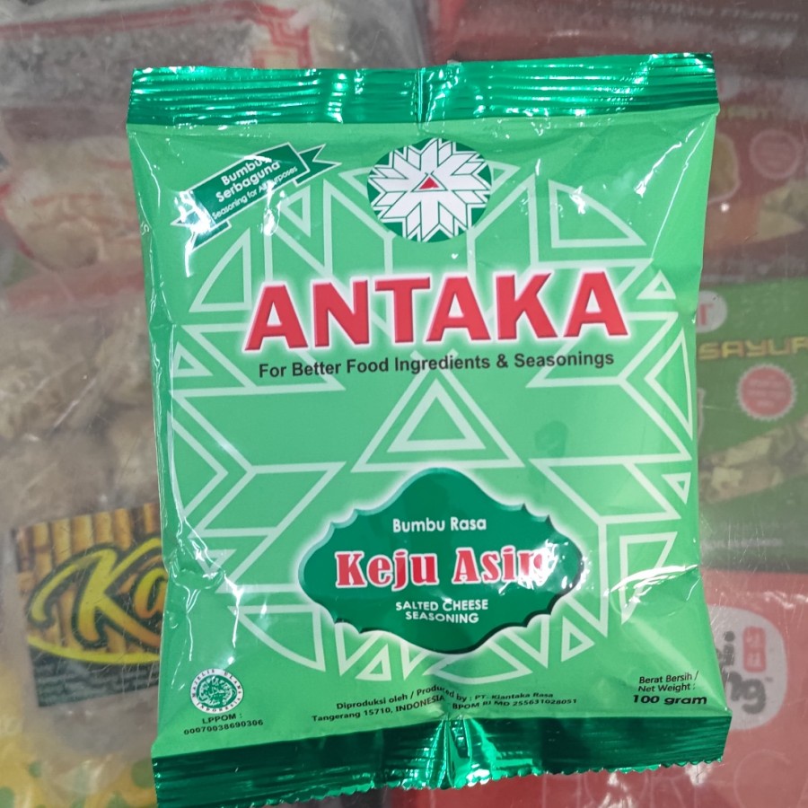 

Antaka bumbu Keju Asin 100 gr