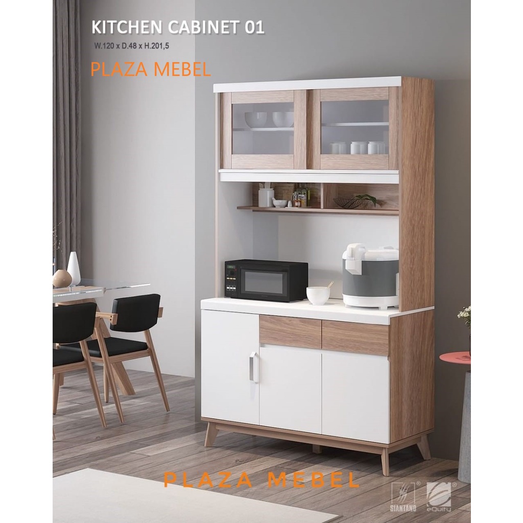 Lemari Dapur Kitchen Cabinet 01 / Rak Dapur Kering Siantano KC01