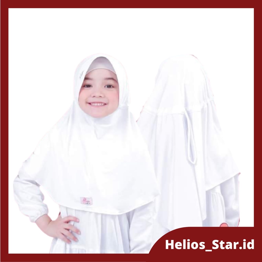 HIJAB ANAK/JILBAB TALI SERUT ANAK M/BERGO JERSEY PREMIUM/KERUDUNG INSTAN ANAK