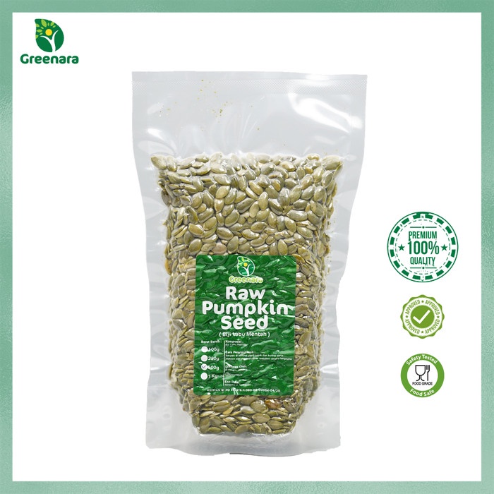 

q20w1q1qw Pumpkin Seed 500Gr / Biji Labu Camilan Sehat / Pepita Dscscv