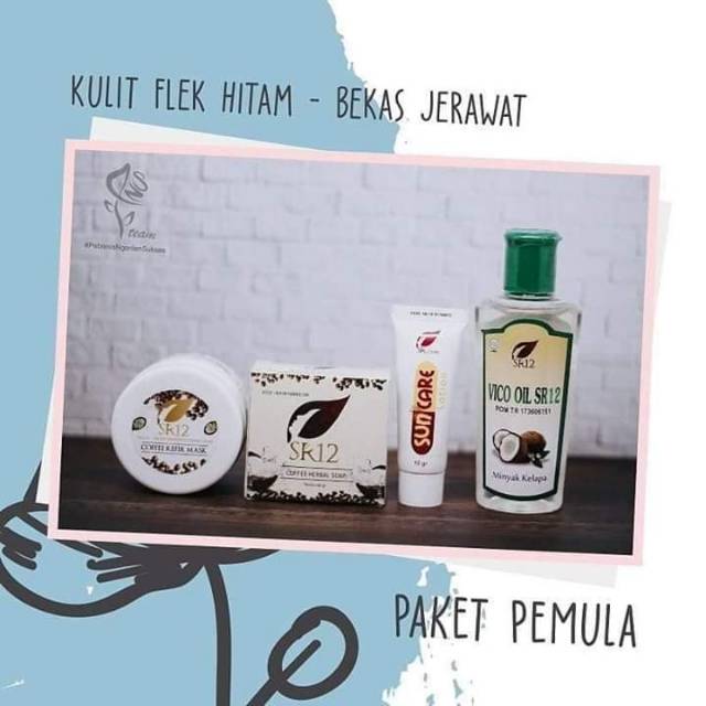 Paket pemula SR12 SKINCARE / paket remaja sr12