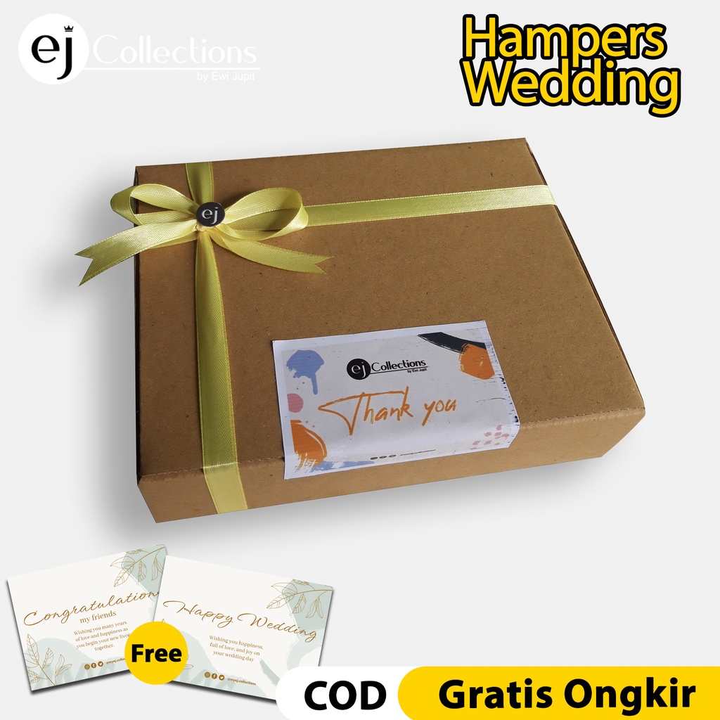 Kado Pernikahan Hampers Wedding Gift PREMIUM UNIK EXCLUSIVE Gold Series