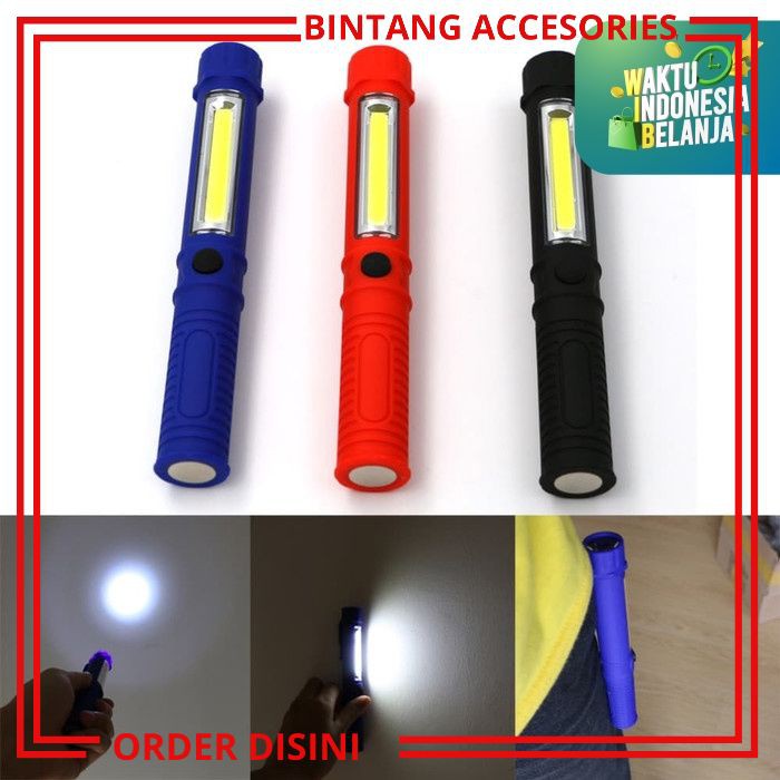 W336 SENTER MINI MAGNET SENTER LED SENTER CAMPING SENTER KECIL LAMPU SENTER KECIL BATRE SENTER