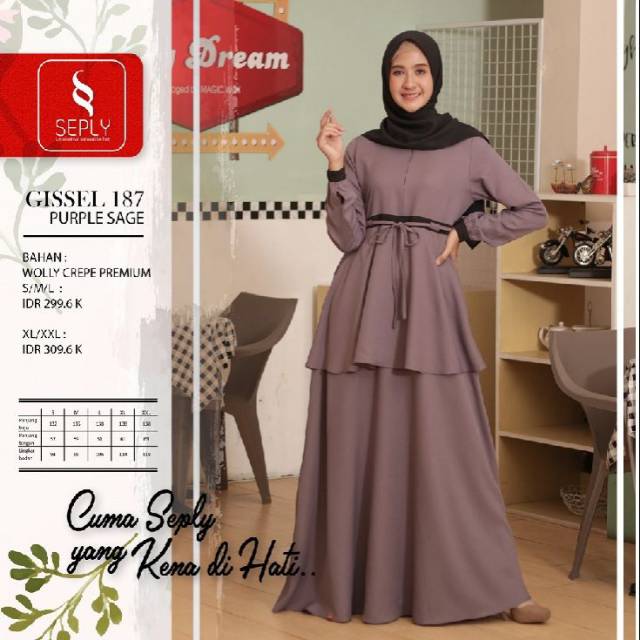 Gamis Seply Gissel 187