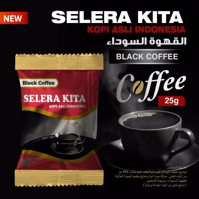 

selera kita black kopi sachet 25gram isi 10 pcs