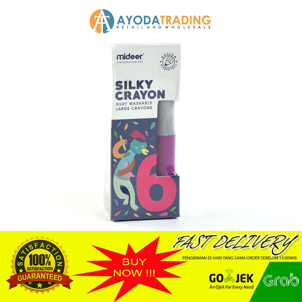 Mideer Silky Crayon Hadiah Kado Anak