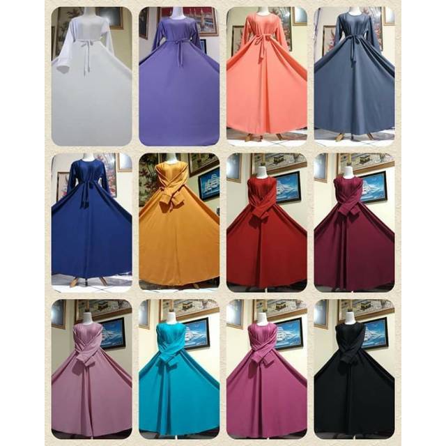 COD GAMIS MOSCREPE TEBEL // GAMIS POLOS MAYUNG