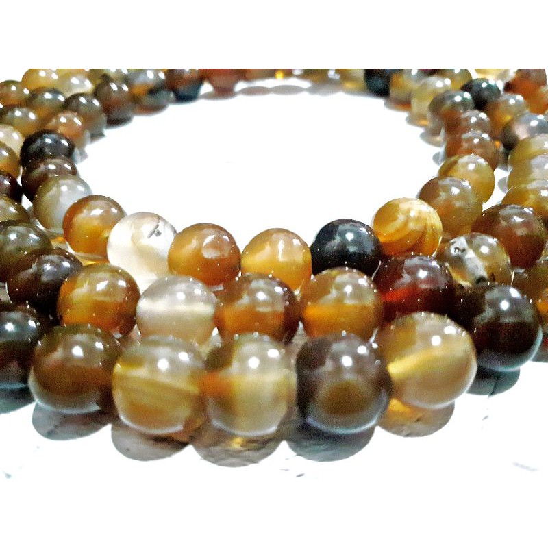 tasbih batu akik sulaiman madu 99 butir