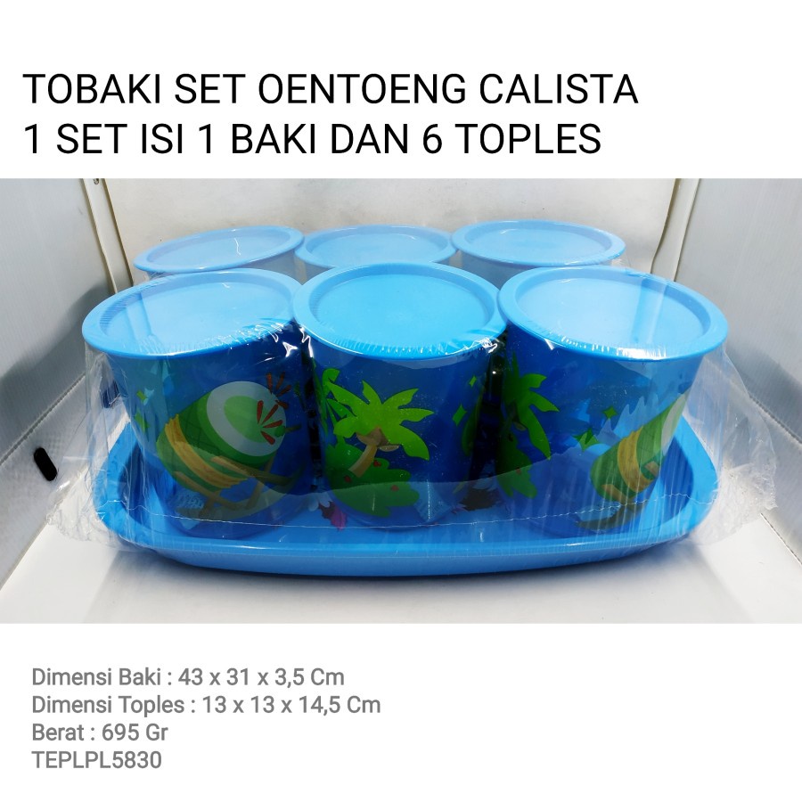 Toples Lebaran Unik Toples Nampan Tonam Tobaki Calista Set 7 in 1