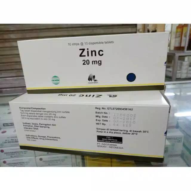 Zinc tablet