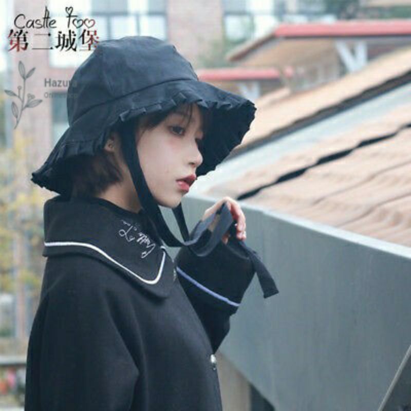 Hazuraonlineshop - TOPI CEWEK HIJABERS TOPI NELAYAN BAGUS WIDE BUCKET HAT