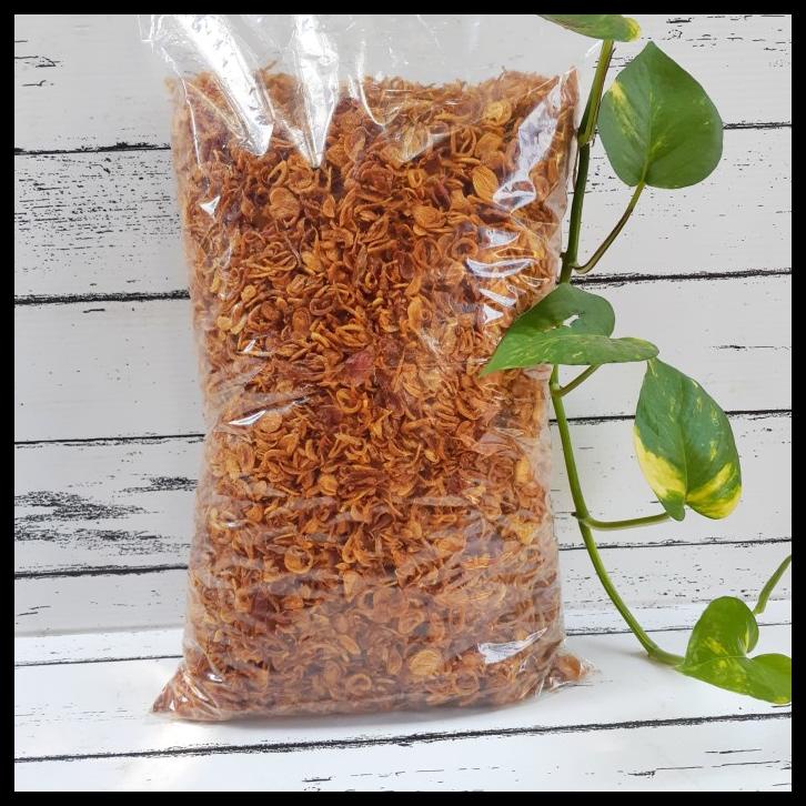 

DISKON TERBATAS !!! BAWANG GORENG BREBES 1KG MURNI / TANPA TEPUNG TERLARIS