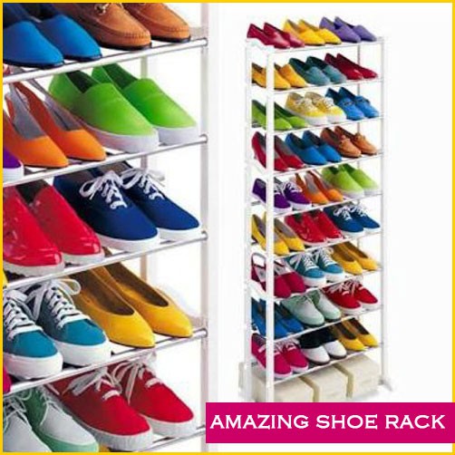 Rak Sepatu 10 Susun Portable Amazing Shoe Rack Shopee Indonesia