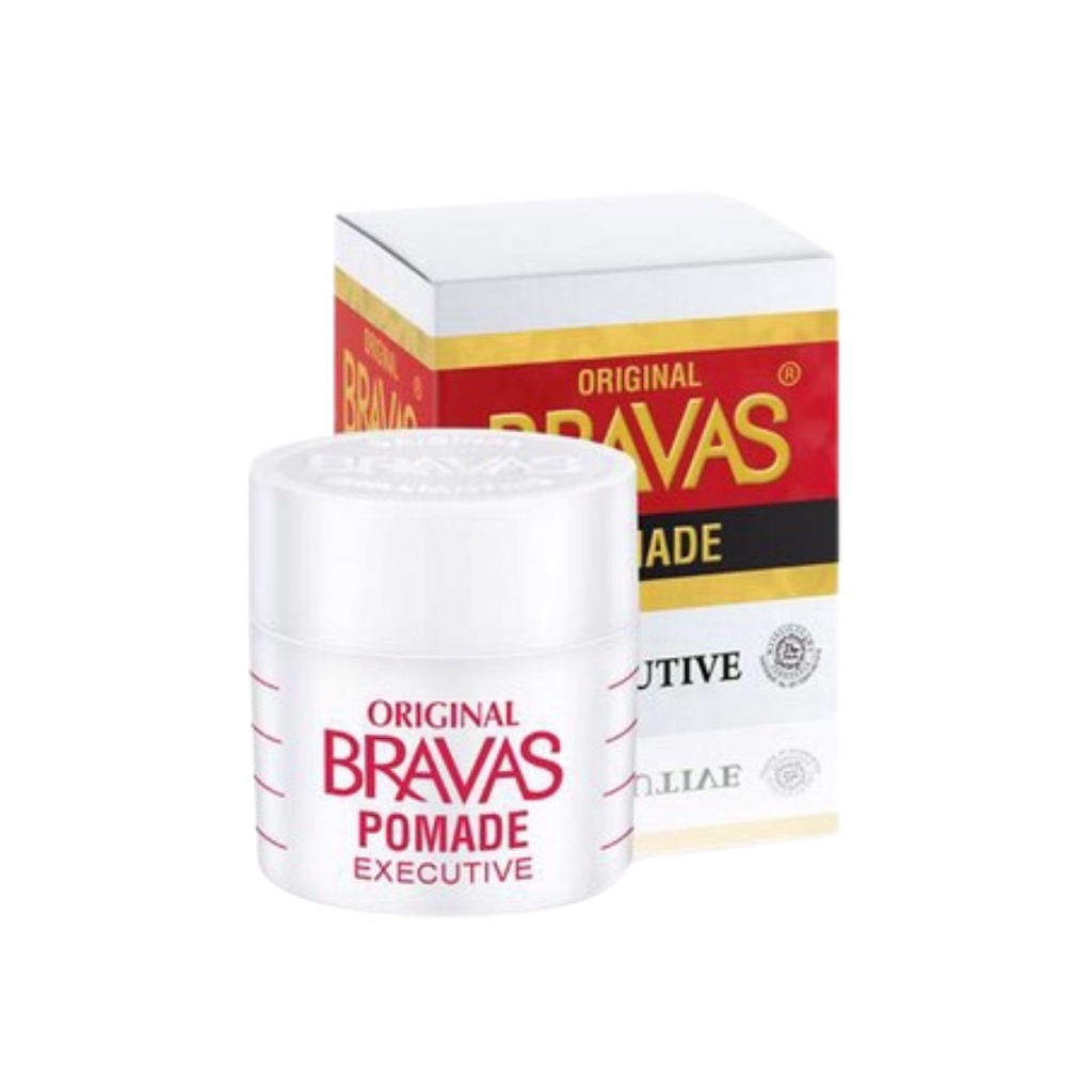 BRAVAS Pomade Oil Based MAS / Black / Executive / Line Blue 80G