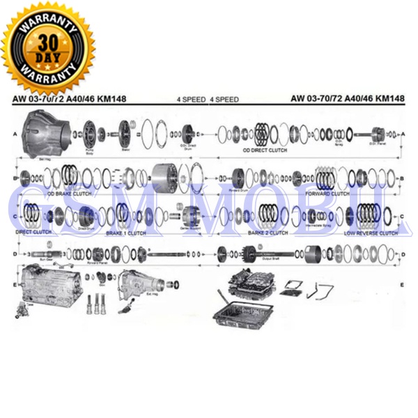 Kampas Matic Kijang Pajero Escudo L200 Storm 35633-30060 10006849