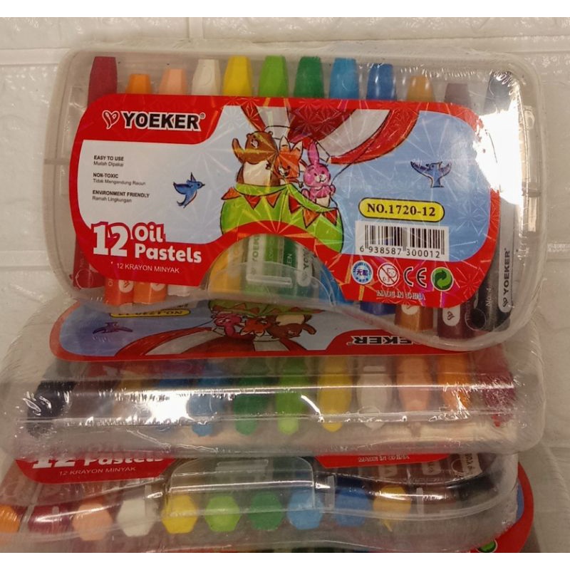 

OIL 12PASTELS 12KRAYON MINYAK YOEKER