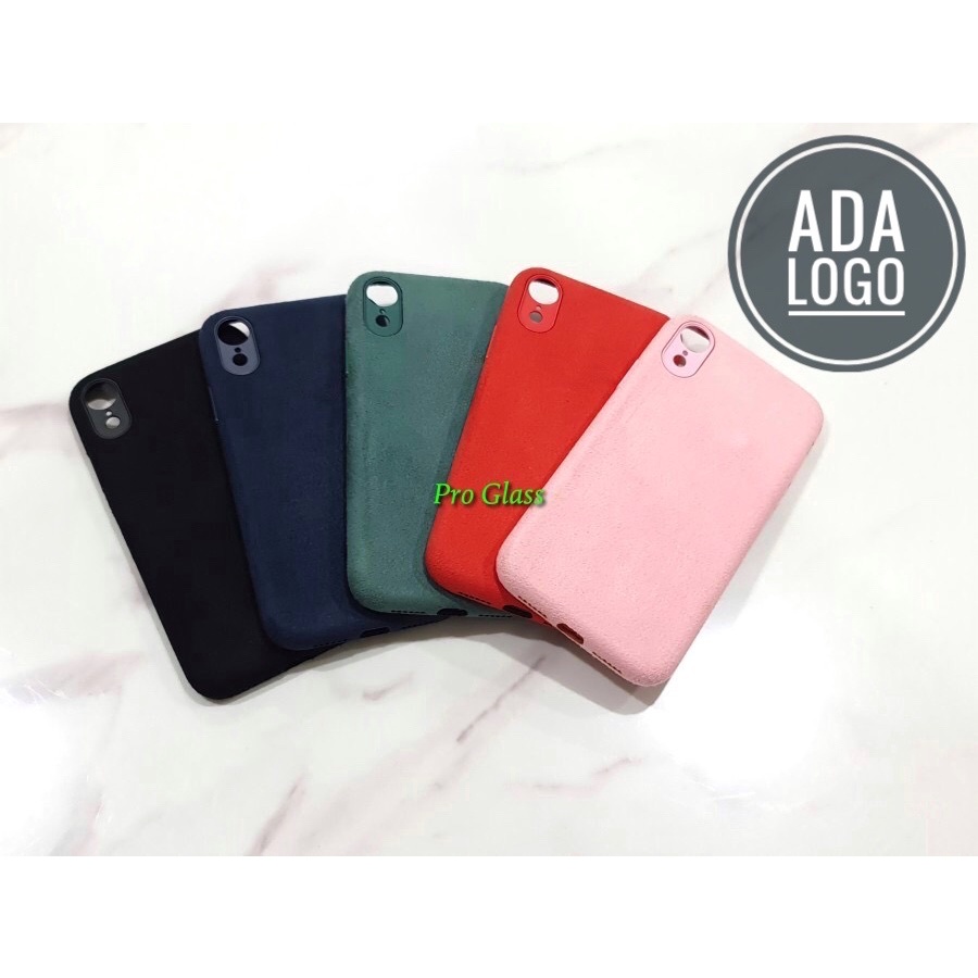 C207 IP XR / X / XS / XS MAX Premium Suede Alcantara Leather Case