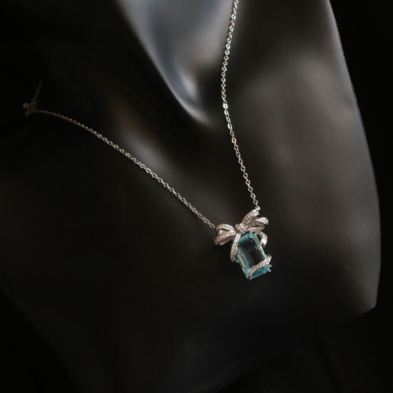 Brielle Aquamarine Necklace