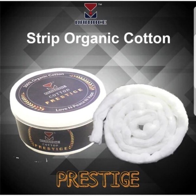 Authentic Cotton PRESTIGE by VOMOCE - kapas original vamoce cotton Prestige