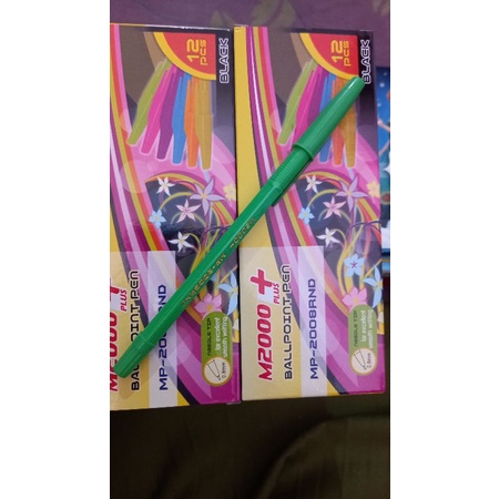 

(90gr) 1pak PEN pulpen m2000 PLUS isi 12pcs