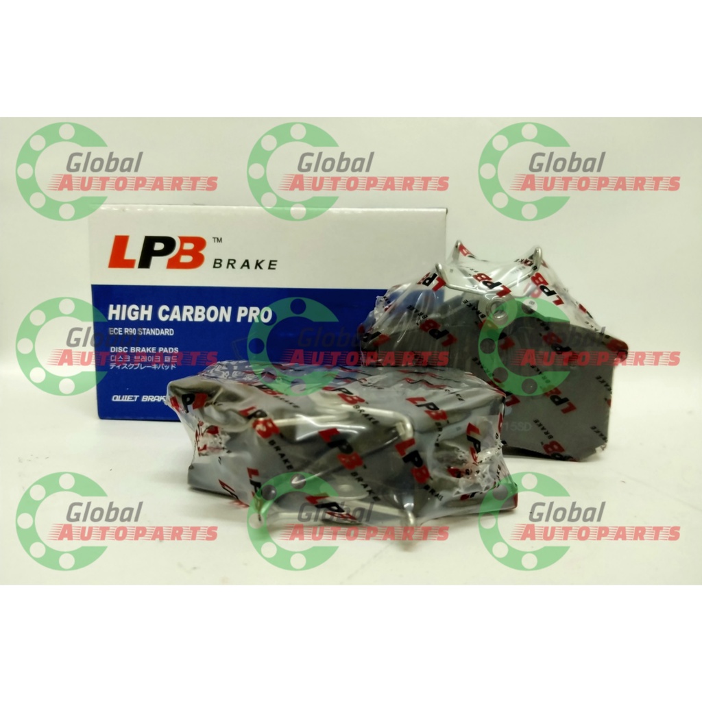 KAMPAS REM BELAKANG BRAKE PAD-RR PEUGEOT 307 CLIO VW GOLF LPB