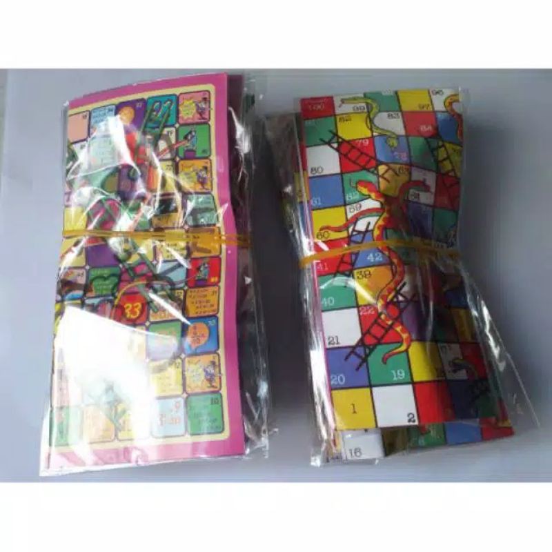 mainan ular tangga isi 50 pcs grosir