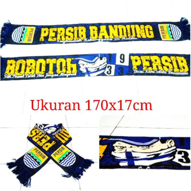 Scraf Persib Bobotoh Syal Persib Slayer Viking Murah Original Shopee Indonesia