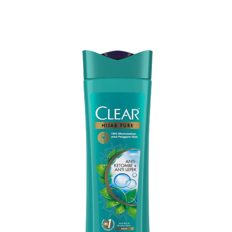 Clear Shampoo Hijab Pure Anti Ketombe Anti Lepek 320 mL