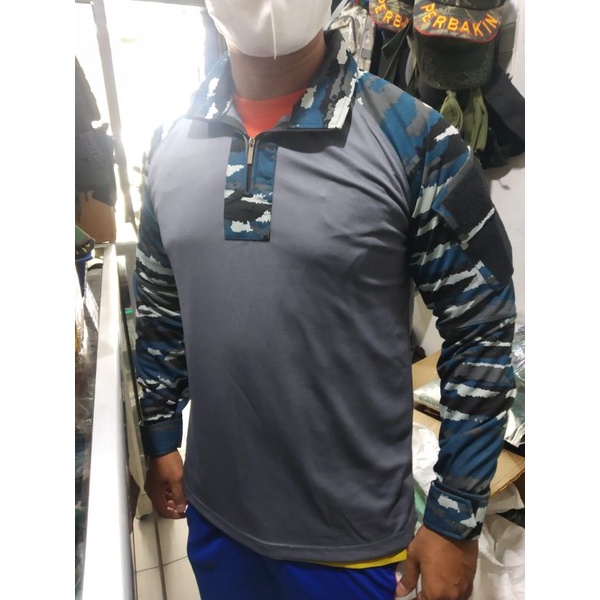 Kaos BDU Combat Full Dryfit Loreng KRI