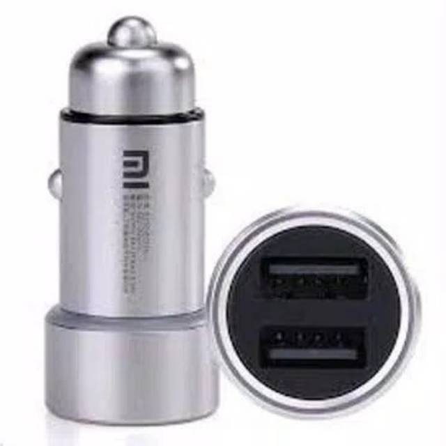 Xiaomi dual output car charger safer mobil original